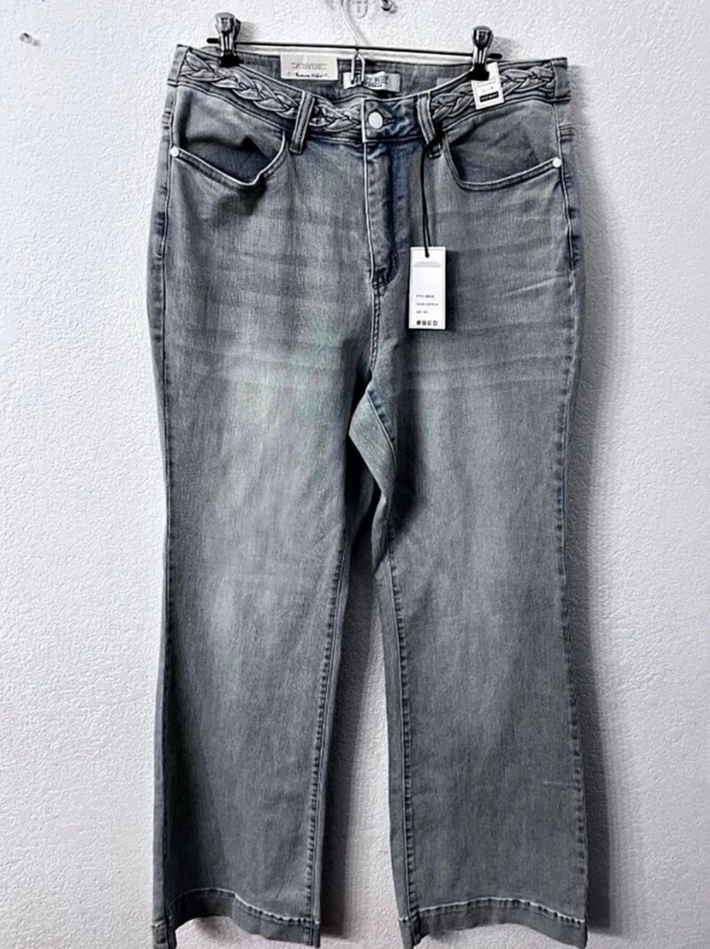 Judy Blue Wide Leg High Waist Jeans light wash